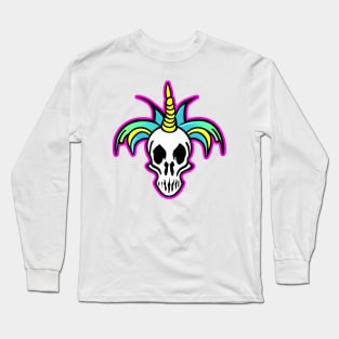 unicorn skull gang Long Sleeve T-Shirt